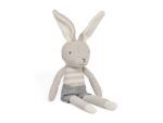 Jollein 037-001-65366 Stofftier Kuscheltier Hase Kaninchen Junge Joey grau 50 cm